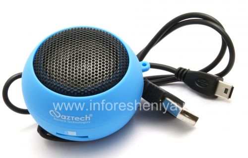 Photogallery for 品牌便携式音频系统Naztech N15 3.5mm迷你轰音箱BlackBerry, 蓝色（蓝色） product