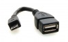 Photo 1 — محول سلك microUSB نوع / نوع USB ووتغ للبلاك بيري, أسود