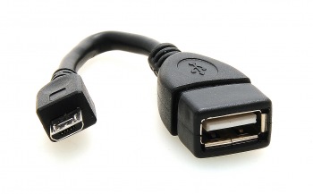 Adapter MicroUSB / USB Type A OTG type for BlackBerry