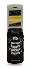 Photo 1 — I-smartphone ye-BlackBerry 8220 Pearl Flip, Omnyama (Omnyama)