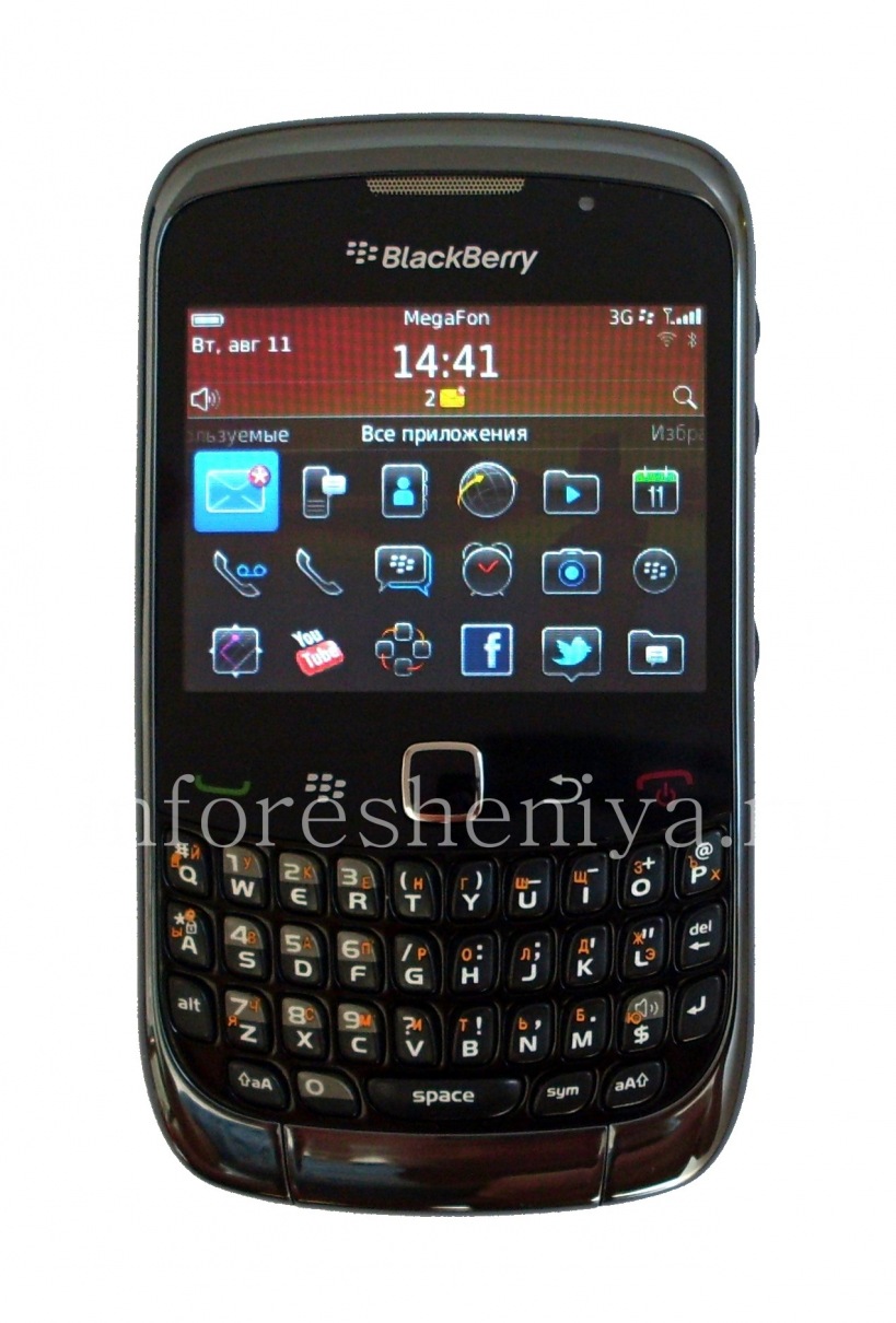 ... Photo 7 — Smartphone BlackBerry 9300 Curve, Black ...