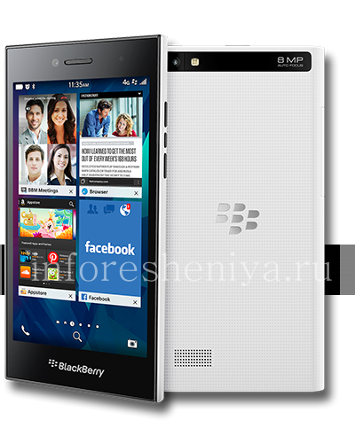 Photogallery for スマートフォンBlackBerry Leap, ホワイト（白） product