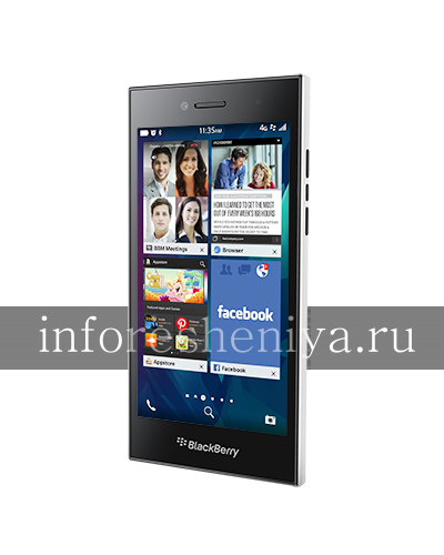 Photogallery for スマートフォンBlackBerry Leap, ホワイト（白） product