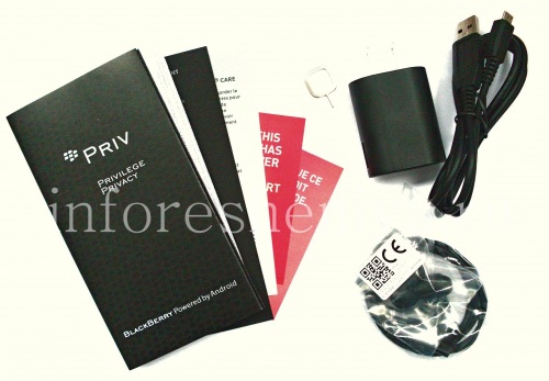 Галерея фотографий товара Смартфон BlackBerry Priv, Черный (Black)
