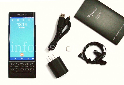 Галерея фотографий товара Смартфон BlackBerry Priv, Черный (Black)