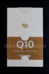 Photo 5 — Ponsel cerdas BlackBerry Q10, Emas (Emas), asli, Edisi Khusus