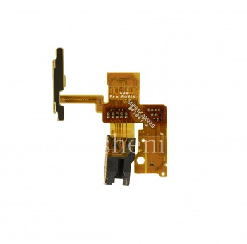 Audio connector chip in the assembly with proximity and light sensors, microphone and power button for BlackBerry DTEK60
