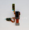 Photo 8 — Audio connector (Headset Jack) T13 in assembly with proximity / light sensor and lock button for BlackBerry Z10 / 9982, The black