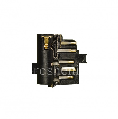 Photogallery for Audio connector (Headset Jack) T19 for BlackBerry Priv and KEYone, The black product