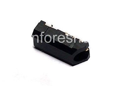 Photogallery for Jack de audio (para audífono) T4 para BlackBerry, Negro product