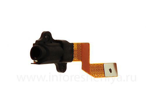 Photogallery for ऑडियो जैक (हेडसेट जैक) ब्लैकबेरी Q10 के लिए T9, काला product