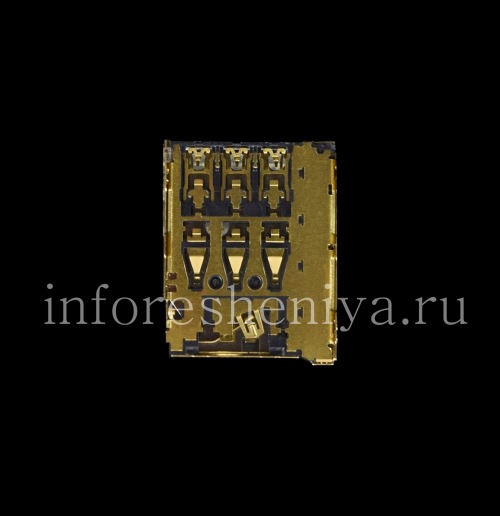 Галерея фотографий товара Разъем для сим-карты (SIM-card Connector) T12 для BlackBerry