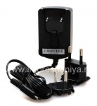 Original AC charger with MicroUSB connector, The black