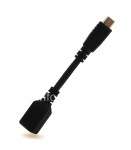 The original adapter with connector MiniUSB to MicroUSB for BlackBerry, The black