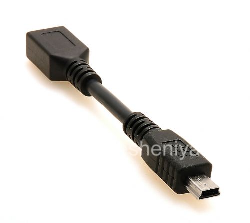 Галерея фотографий товара Оригинальный переходник с разъема MicroUSB на MiniUSB для BlackBerry, Черный