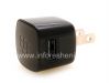 Фотография 7 — Оригинальное сетевое зарядное устройство "Микро" 750mA USB Power Plug Charger, Черный (Black), для США