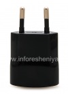 Фотография 2 — Оригинальное сетевое зарядное устройство "Микро" 750mA USB Power Plug Charger, Черный (Black), для Европы (России)