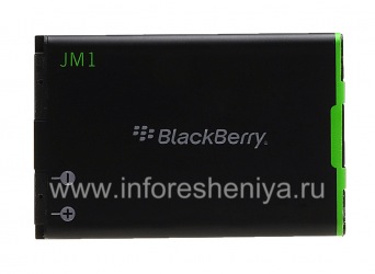 Аккумулятор J-M1 (копия) для BlackBerry, Черный/Зеленый