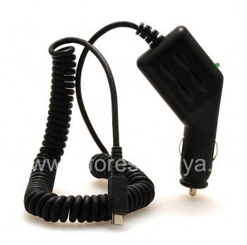 Original car charger with MicroUSB connector