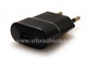 Photo 2 — Mains Charger "Micro" USB Power Plug Charger for BlackBerry (copy), Black, flat shape