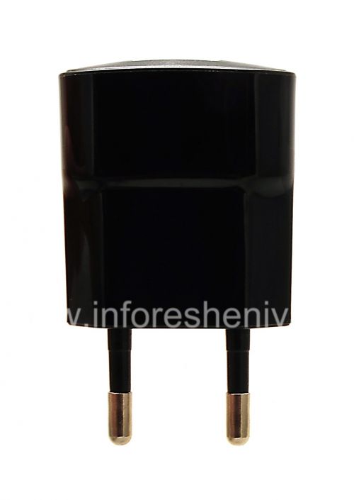 Галерея фотографий товара Сетевое зарядное устройство "Микро" USB Power Plug Charger для BlackBerry (копия), Черный, Плоской формы