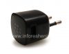 Photo 1 — 电源充电器“微”USB电源插头充电器BlackBerry（复印件）, 黑色，立方形式