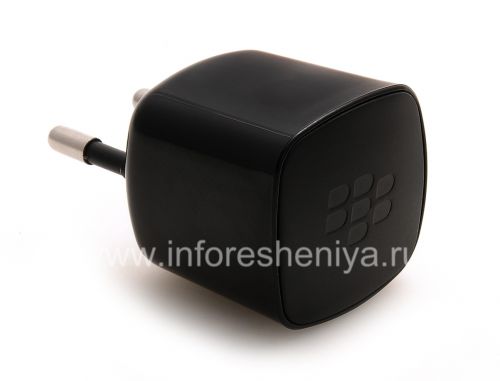 Галерея фотографий товара Сетевое зарядное устройство "Микро" USB Power Plug Charger для BlackBerry (копия), Черный, Кубической формы