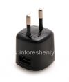 Photo 3 — 电源充电器“微”USB电源插头充电器BlackBerry（复印件）, 黑色，立方形式