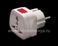 Universal Adapter Advanced for BlackBerry, White with indicator