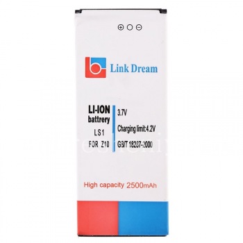 Corporate high-capacity battery L-S1, which does not require additional cover Link Dream 2500mAh for BlackBerry