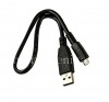 Photo 1 — Original Data-cable MicroUSB 0.3m for BlackBerry, The black