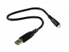 Photo 5 — Original Data-cable MicroUSB 0.3m for BlackBerry, The black