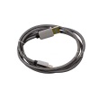 Фотография 1 — Укрепленный Data-кабель DT USB Type C для BlackBerry, Серый, 100 см